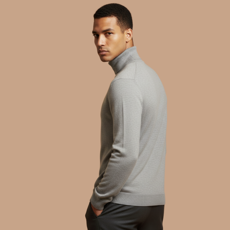 Cashmere-Cotton Turtleneck – Autumn/Winter Essential