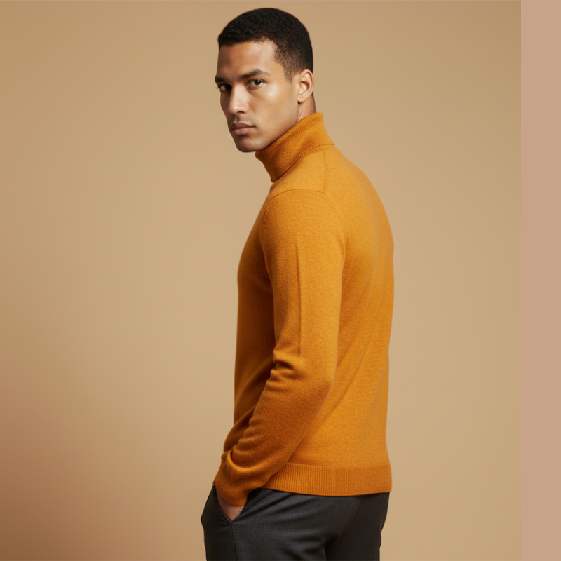Cashmere-Cotton Turtleneck – Autumn/Winter Essential