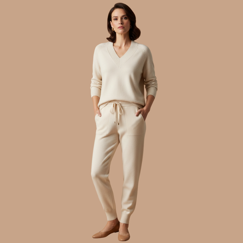 Knitted Two-Piece Set – Autumn/Winter Chic