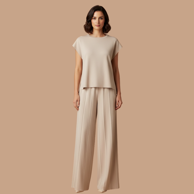 Knitted Two-Piece Set – Autumn Elegance