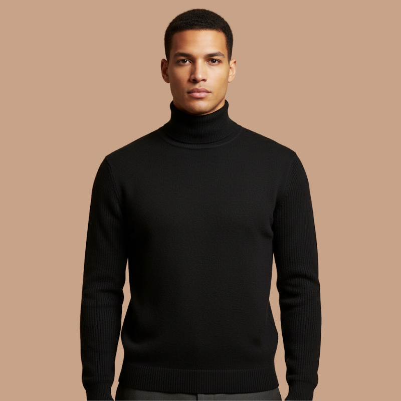 Cashmere-Cotton Turtleneck – Autumn/Winter Essential