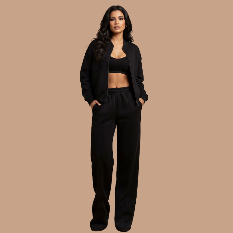 Retro Two-Piece Set – Chic Autumn Streetwear