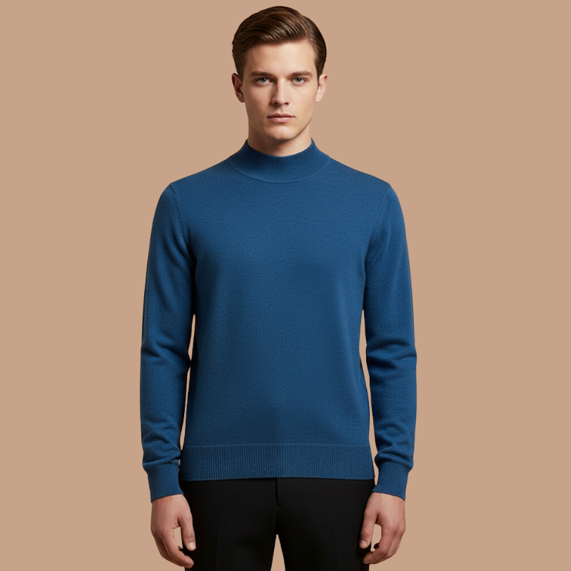 Wool Blend Mock Neck – Autumn Essential