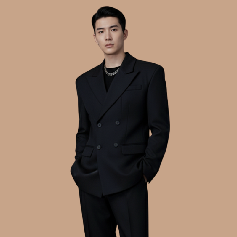 Men’s Blazer – Structured Shoulders & Timeless Elegance