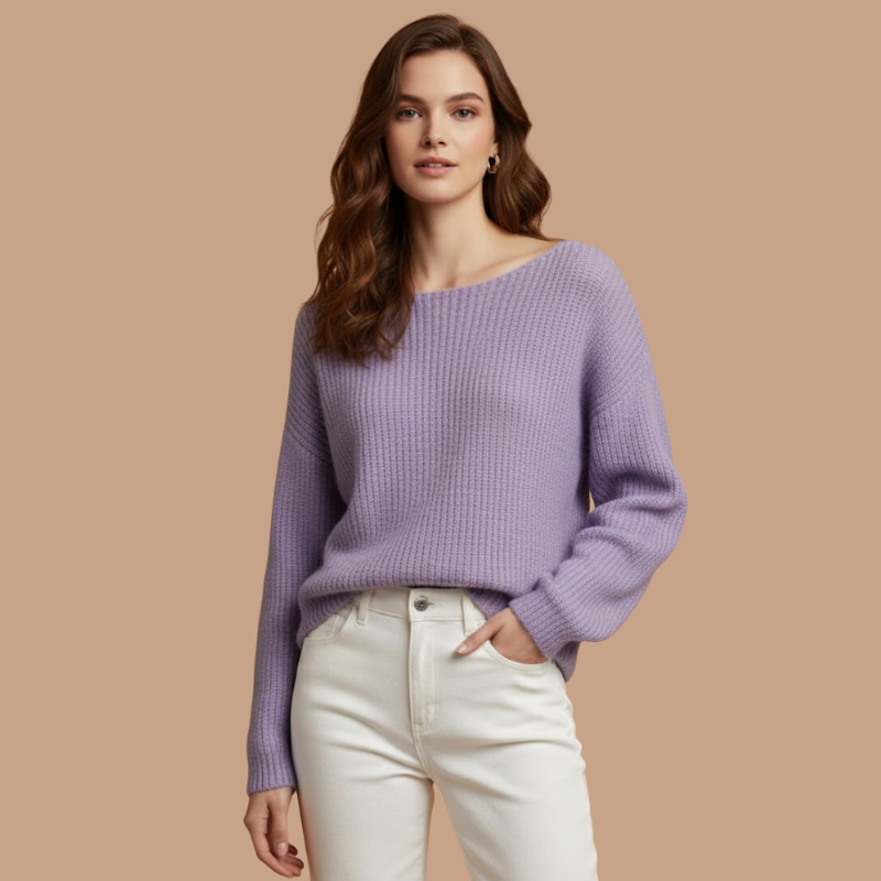 Cashmere Sheer Knit – Autumn Elegance
