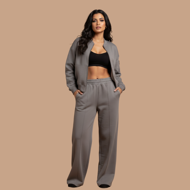 Retro Two-Piece Set – Chic Autumn Streetwear