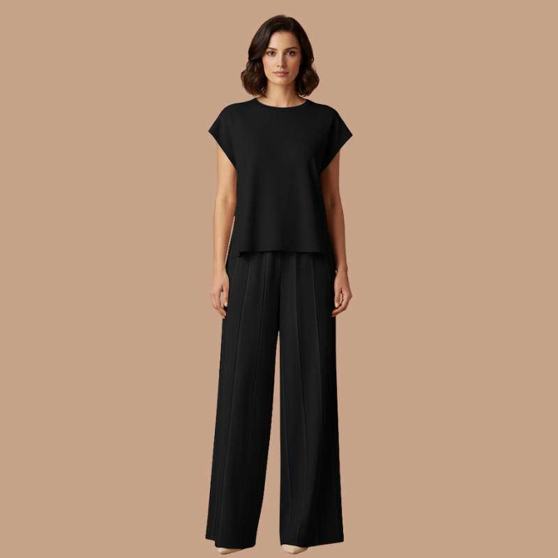 Knitted Two-Piece Set – Autumn Elegance