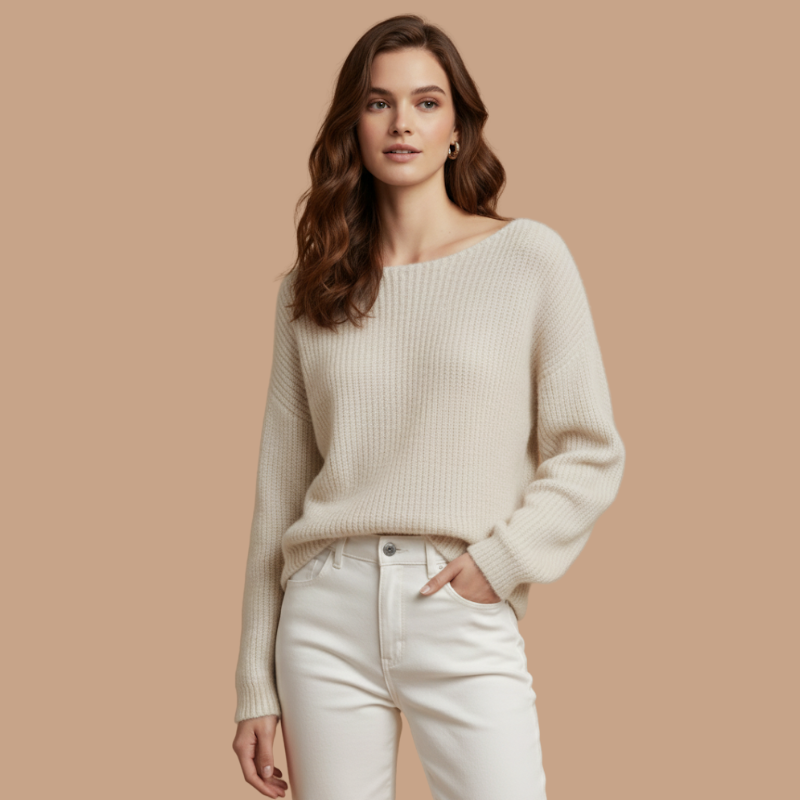 Cashmere Sheer Knit – Autumn Elegance