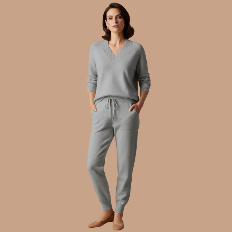 Knitted Two-Piece Set – Autumn/Winter Chic