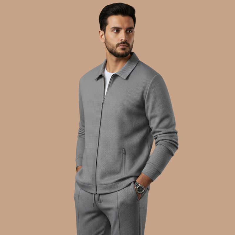 Men’s Long-Sleeve Sports Set – Comfortable & Breathable Fashion
