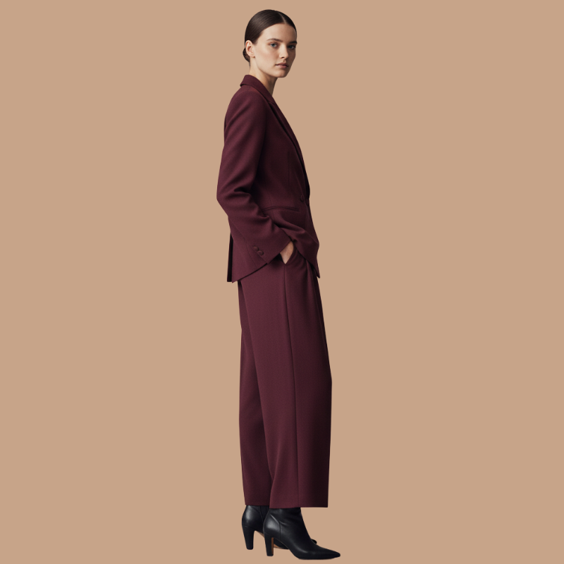 Autumn Tailored Suit Set – Refined Power Dressing for the Modern Woman