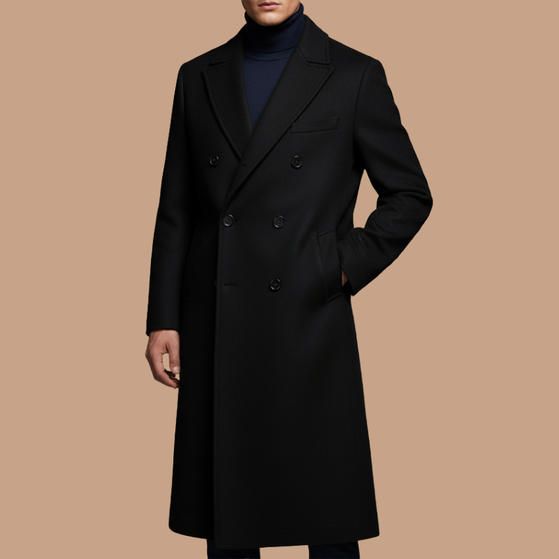 Spring Wool Trench Coat – Korean Inspired Minimalism