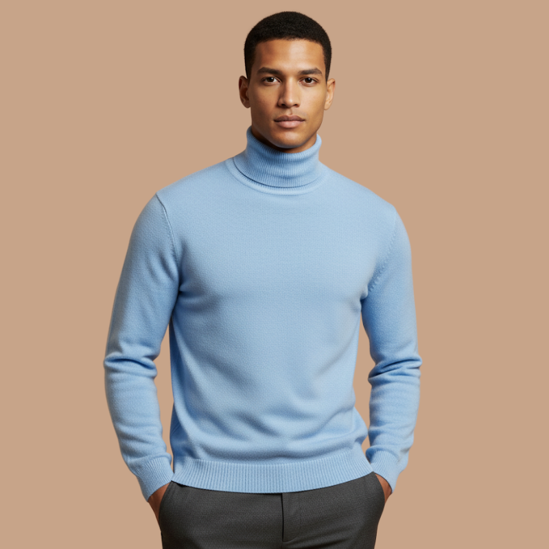 Cashmere-Cotton Turtleneck – Autumn/Winter Essential