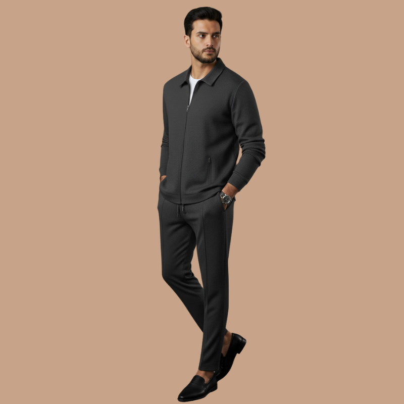 Men’s Long-Sleeve Sports Set – Comfortable & Breathable Fashion