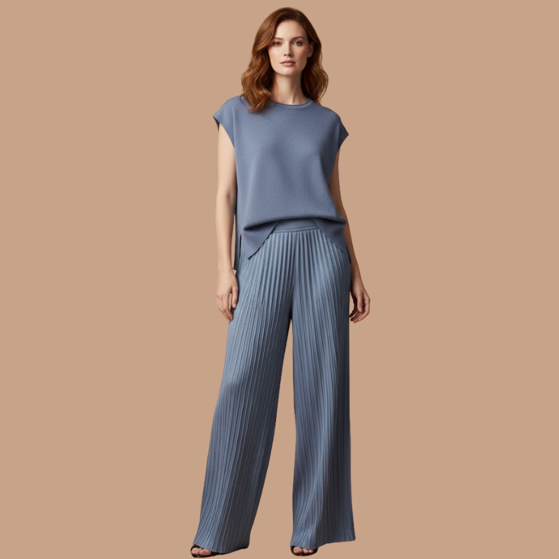 Knitted Two-Piece Set – Autumn Elegance