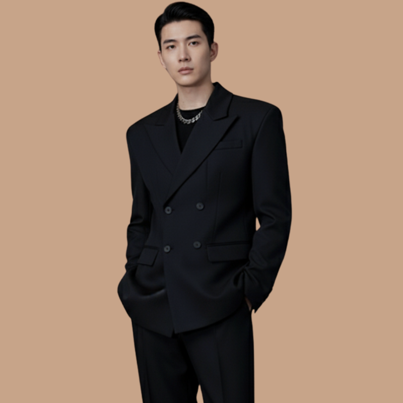 Men’s Blazer – Structured Shoulders & Timeless Elegance