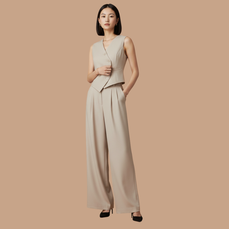 Tailored Sleeveless Suit S