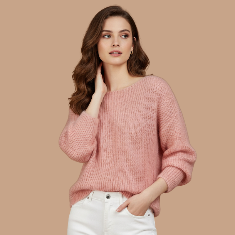 Cashmere Sheer Knit – Autumn Elegance