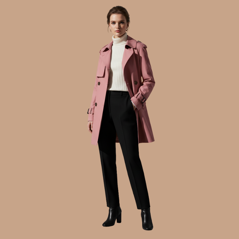 Double-Breasted Trench – Autumn Icon