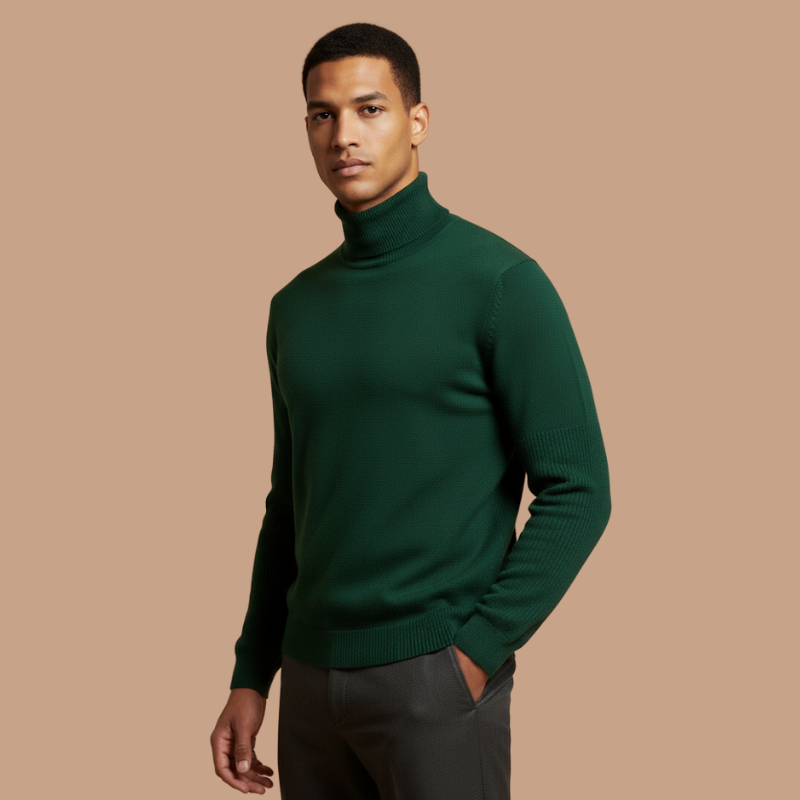Cashmere-Cotton Turtleneck – Autumn/Winter Essential