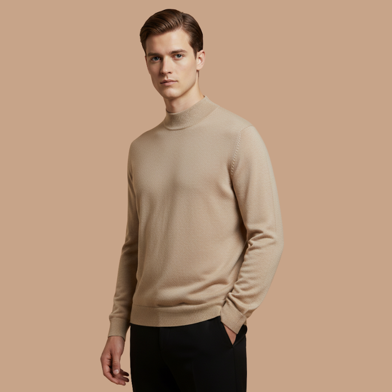 Wool Blend Mock Neck – Autumn Essential
