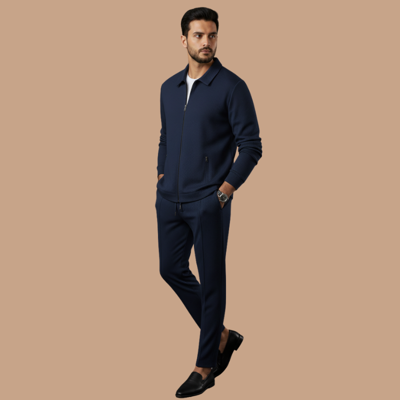 Men’s Long-Sleeve Sports Set – Comfortable & Breathable Fashion