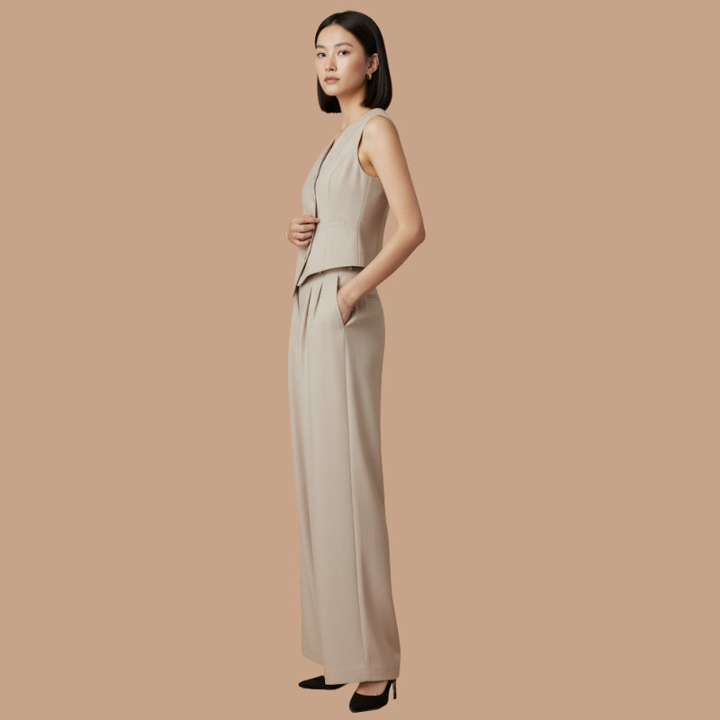 Tailored Sleeveless Suit S
