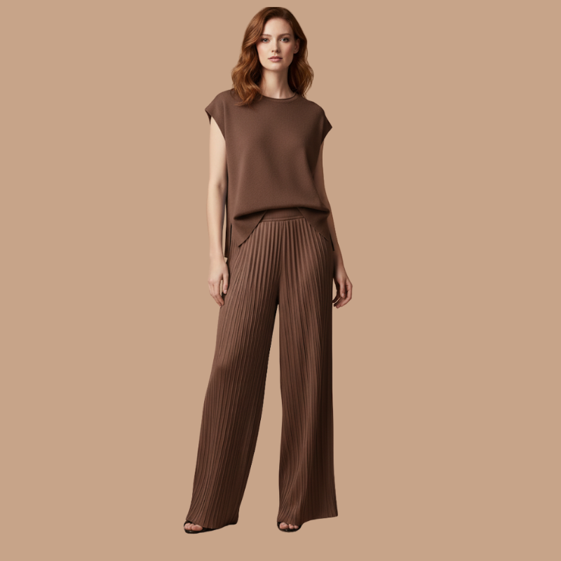 Knitted Two-Piece Set – Autumn Elegance