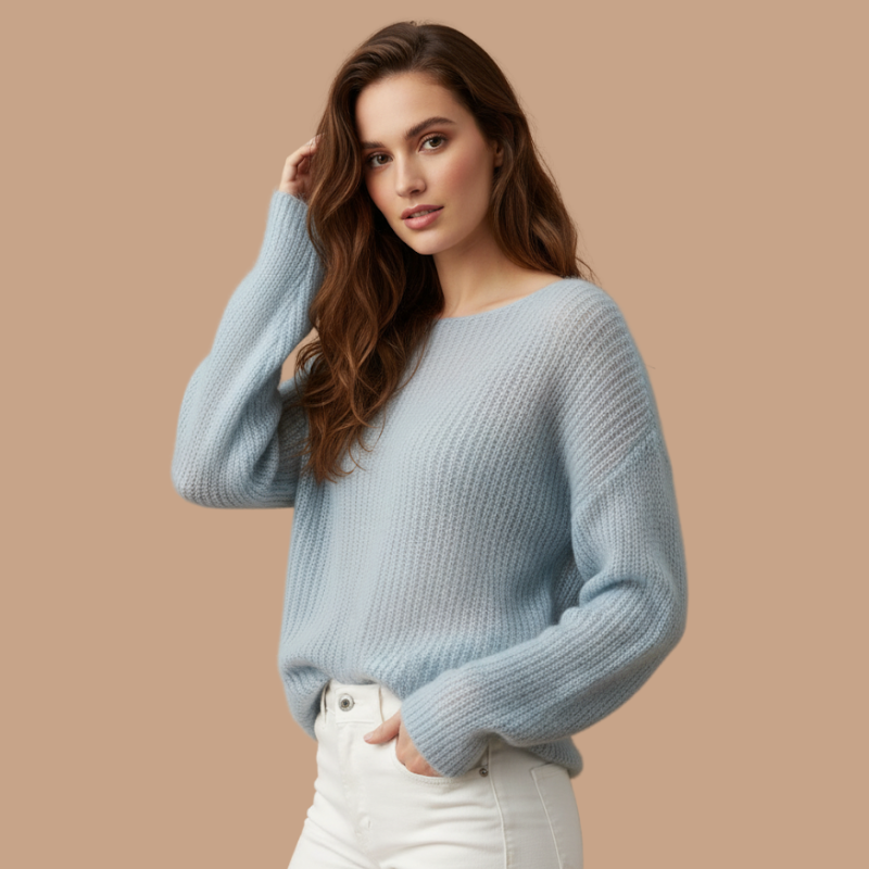 Cashmere Sheer Knit – Autumn Elegance
