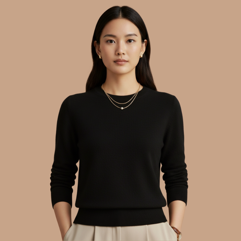 Pure Merino Wool Sweater – Autumn/Winter Luxury