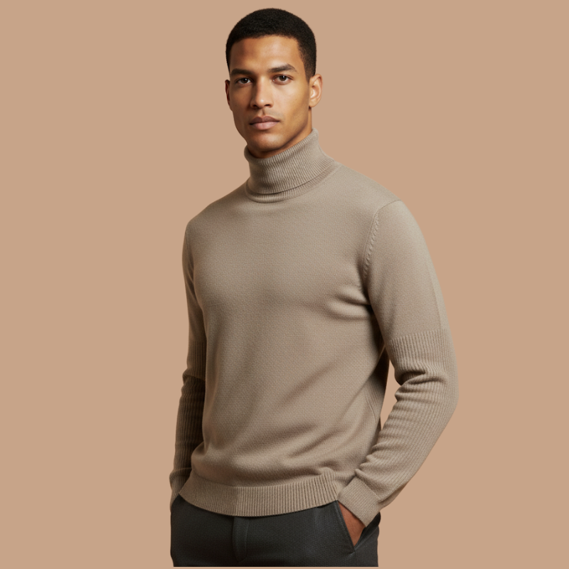 Cashmere-Cotton Turtleneck – Autumn/Winter Essential
