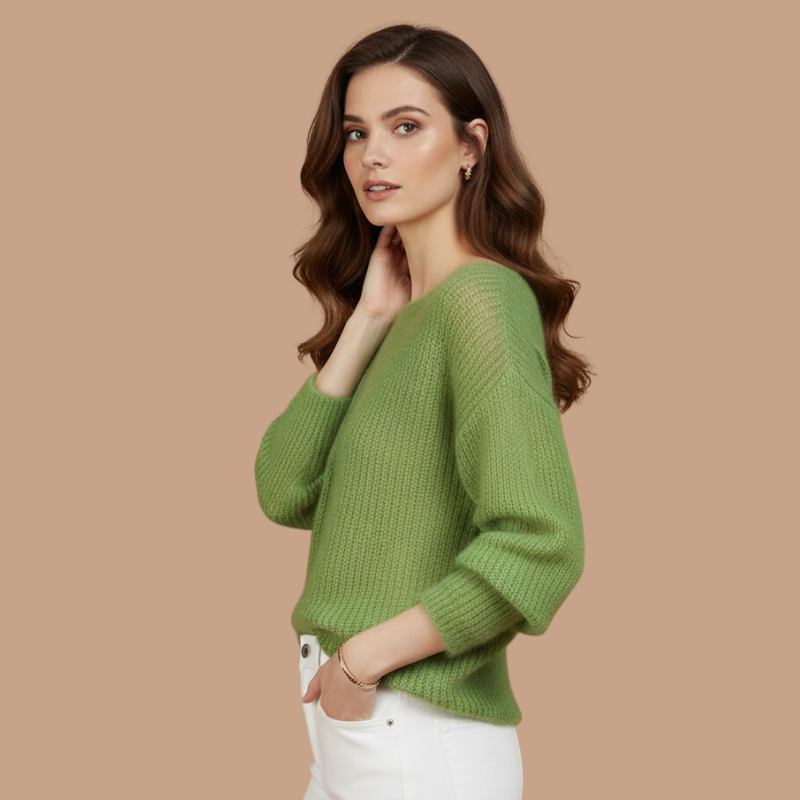 Cashmere Sheer Knit – Autumn Elegance