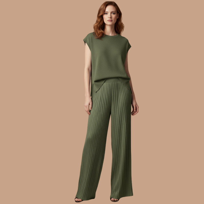 Knitted Two-Piece Set – Autumn Elegance