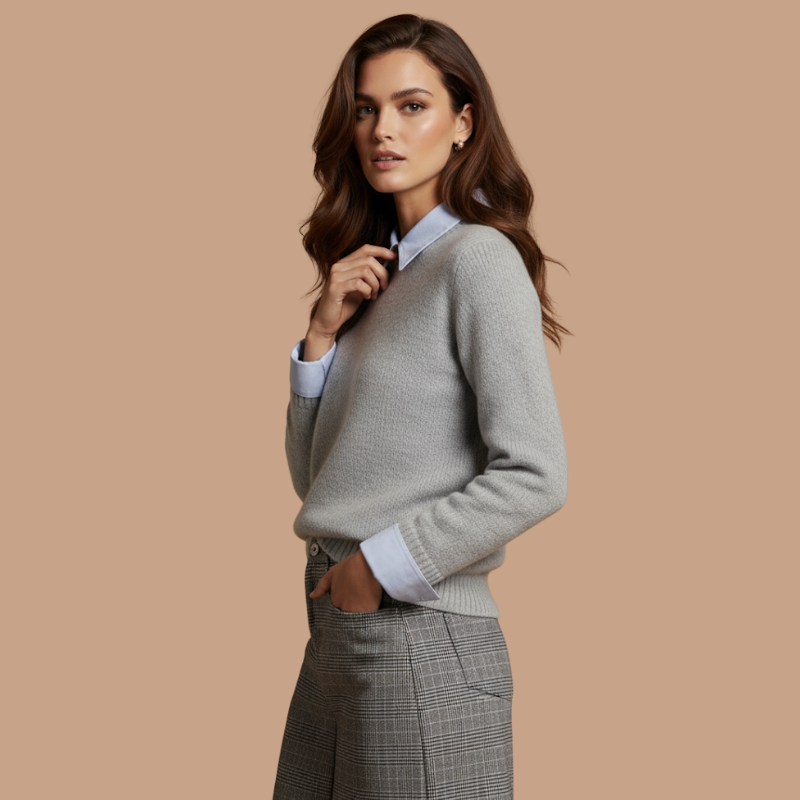 Black V-Neck Knit Vest – Autumn/Winter Classic