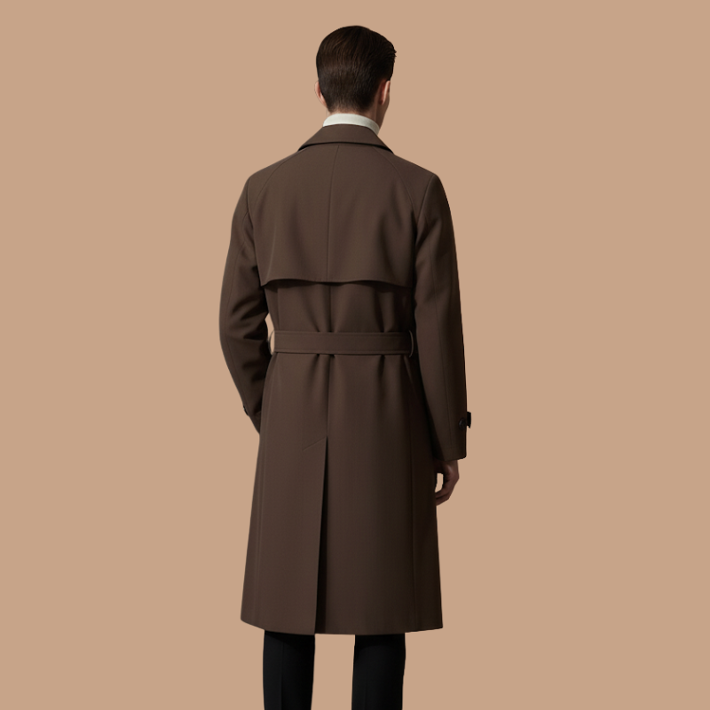 British-Style Oversized Trench Coat – Timeless Elegance