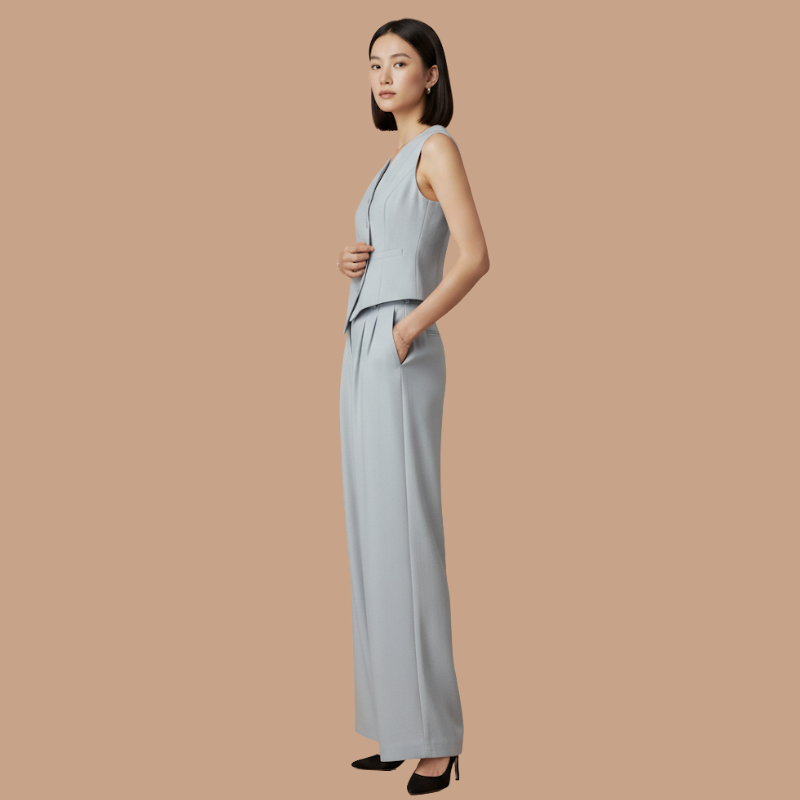 Tailored Sleeveless Suit S