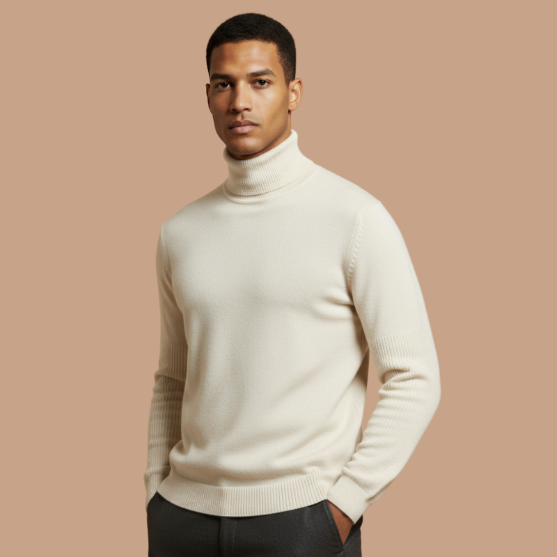 Cashmere-Cotton Turtleneck – Autumn/Winter Essential