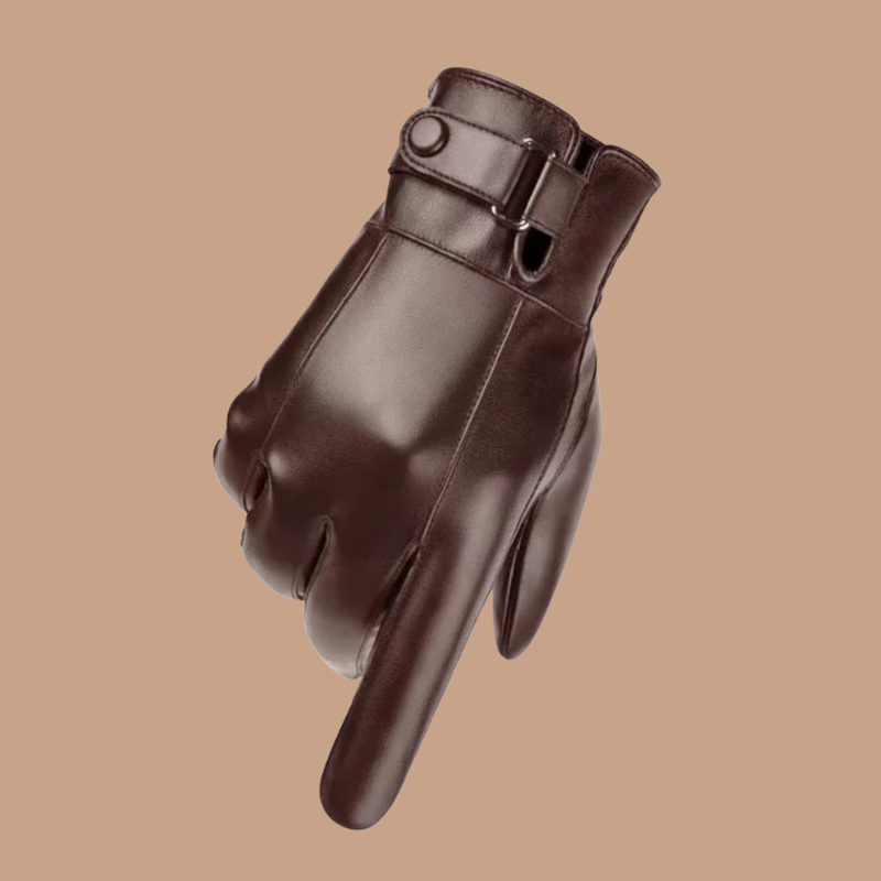 Genuine Sheepskin Leather Gloves – Luxury Thermal Lined Winter Elegance