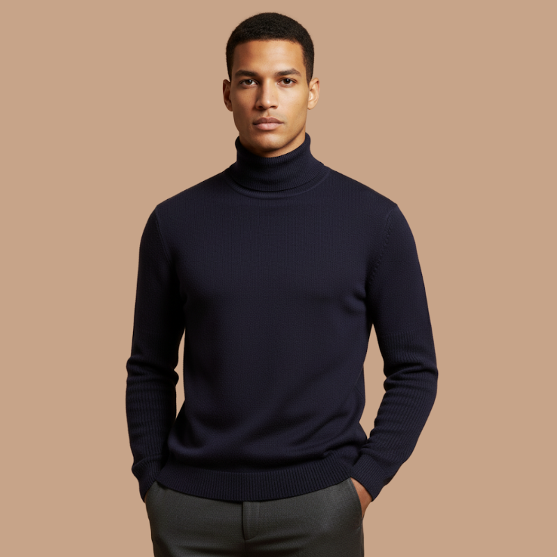 Cashmere-Cotton Turtleneck – Autumn/Winter Essential