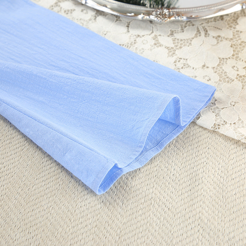 Women’s Premium Summer Set | Tie-Front Long Sleeve Top & Shorts Co-Ord | Elegant Casual Outfit